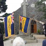 The British Legion Representatives at St Peters Church, Sark